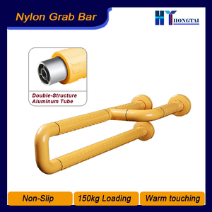 Maniglione di supporto per disabili in nylon da parete per WC, <span class=keywords><strong>lavabo</strong></span> e bagno ospedaliero - Product Image 6