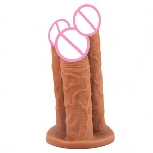 FAAK Triple Sided Anal Toys Triple Ended Sex Toys 3 Heads Triple Penetration Penis extreme Sex Tools Plastic Penis Alat Sex - Product Image 6