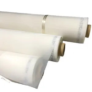 53T 55T white yellow screen printing polyester mesh factory screen printing white 130MESH 135MESH for printing bolting cloth