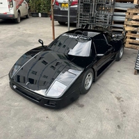 Voiture de course Go Kart 72V AC Motor 80KM/H 2 portes Mini F40 911 AE86 pour adultes, en plastique et métal, alimentée par batterie