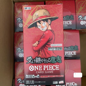 Bán nóng một mảnh thẻ trò chơi OP-13 kế thừa sẽ tăng cường hộp | 132 thẻ Anime Nhật Bản TCG gói carddass gốc - Product Image 3