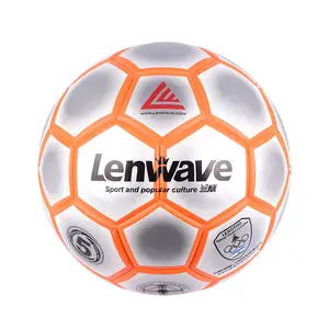 Ballon de football à liaison thermique fourni en usine, taille 4/5 entraînement/football, ballon de football en pvc /pu pour intérieur extérieur