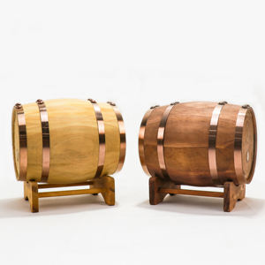 Taille personnalisée tout nouveau design tonneau de vin en bois naturel décoration de la maison barils en bois faits à la main pour le vin - Product Image 2