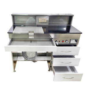 Mobilier médical Bureau technique <span class=keywords><strong>de</strong></span> clinique Table <span class=keywords><strong>de</strong></span> bureau Banc <span class=keywords><strong>de</strong></span> travail moderne en acier inoxydable <span class=keywords><strong>Poste</strong></span> <span class=keywords><strong>de</strong></span> <span class=keywords><strong>laboratoire</strong></span> double <span class=keywords><strong>technicien</strong></span> - Product Image 2