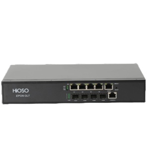 อุปกรณ์ใยแก้วนำแสง hioso 4พอร์ต1000ม. RJ45 EPON OLT เข้ากันได้กับชนิดของ <span class=keywords><strong>oun</strong></span> ไม่มีโมดูล - Product Image 1