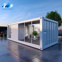 40 pieds conteneur d'expédition intelligent bureau maison de luxe modulaire préfabriqué maison préfabriquée pour la croatie espagne