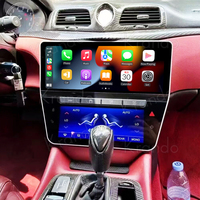 Écran de climatisation 10'' + Carplay 12,3'' pour Maserati GT Granturismo, GPS de voiture, lecteur multimédia vidéo, unité principale à double écran