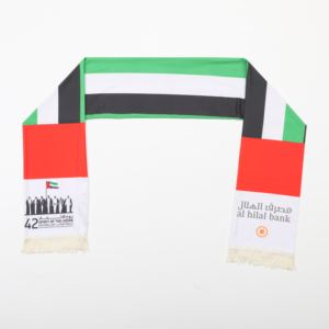 Écharpe de football Gahumi personnalisée pour les fans de la fête nationale longue longueur avec logo publicitaire - Product Image 3