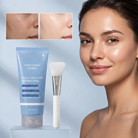Masque hydratant nourrissant OEM pour unifier le teint, masque de nuit translucide avec spatule, doux et non irritant, utilisation nocturne