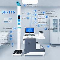 Kiosque de consultation médicale en libre-service SH-T16 avec écran tactile pour clinique, hôpital, télésanté, OEM, ODM, SDK