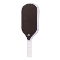 Raquette de pickleball en fibre de carbone avec fil de titane pressé à chaud, finition mate texturée, calibre 16, qualité compétition, 230g