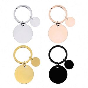 Ready to Ship Knot Chain Diy Custom Holiday Gifts Multi-color Size Round Card Hanging Metal <b>Key</b> Chain - Product Image 1
