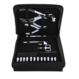 Wholesale Cross Edge Corporation Stainless Steel Hair Extension Tool Beads Volumizing Crimper Pliers Keratin Bond <b>Cutter</b> Hair - Product Image 1