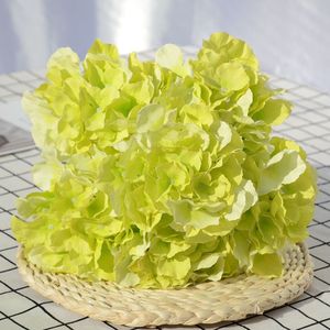 Fleurs artificielles en soie durable, hydrangea sans feuilles à 5 têtes, pour mariage, maison, extérieur - Product Image 1