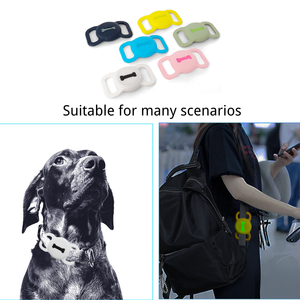Funda Protectora Impermeable para <span class=keywords><strong>AirTag</strong></span>, <span class=keywords><strong>1</strong></span> Unidad, para Perros y Gatos, Silicona, Cubierta Completa, Suave, Antiarañazos, Antipérdida - Product Image 3