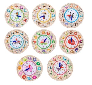 Vente en gros de la petite enfance éducation Puzzle horloge jouet horloge numérique correspondant à la main pour les nourrissons et la <span class=keywords><strong>maternelle</strong></span> - Product Image 2