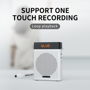 Saintlark S6 Mini haut-parleur audio rechargeable <span class=keywords><strong>portable</strong></span> pour salle <span class=keywords><strong>de</strong></span> classe Mégaphone <span class=keywords><strong>Amplificateur</strong></span> <span class=keywords><strong>de</strong></span> <span class=keywords><strong>voix</strong></span> pour enseignants - Product Image 6
