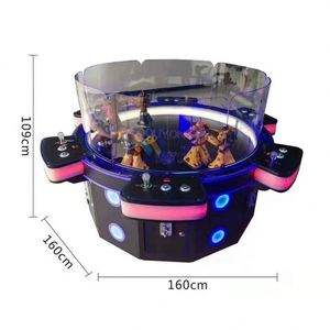 Robot Fighting Arcade Game Machine Interactive Amusement Equipment Coin Operated Battle Robot <b>Table</b> Game for Kids Adults - Product Image 3