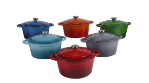 Casserole en <span class=keywords><strong>fonte</strong></span> émaillée classique populaire, cocottes pour la cuisine à domicile avec différentes couleurs et tailles, matériau métallique durable - Product Image 6