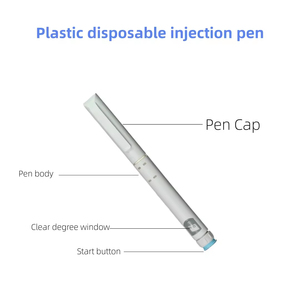 Multi Color 3ml Disposable Injection <b>Pen</b> with Customizable Packaging <b>Box</b> Single Use Plastic Peptide Applicator for Skin Care - Product Image 3