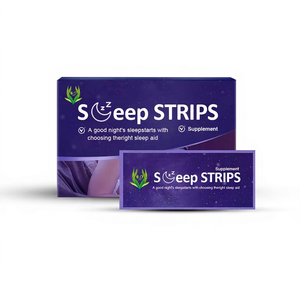 Private Label Sleep Strips <b>Supplement</b> With Vitamin B6 Melatonin <b>Supplement</b> Improve Sleep Quality Sleep Mint Oral Film - Product Image 1
