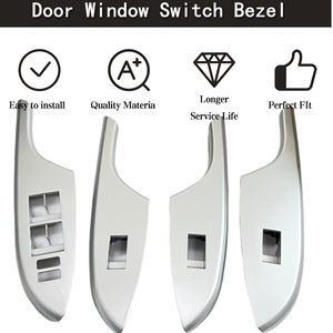 Toyota Corolla Power <b>Window</b> Switch <b>Trim</b> Cover Silver 7427202290 Front Rear Left Right With Tool - Product Image 2