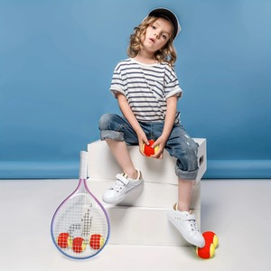 PIKASEN Raquette de <span class=keywords><strong>tennis</strong></span> pour enfants de 17 "Meilleur <span class=keywords><strong>kit</strong></span> de démarrage pour enfants de 2 à 4 ans avec sac à bandoulière <span class=keywords><strong>Mini</strong></span> raquette de <span class=keywords><strong>tennis</strong></span> pour tout-petits - Product Image 5