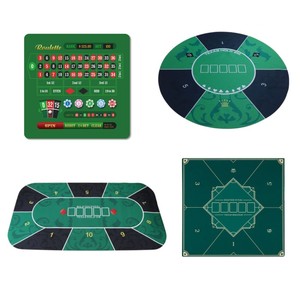 Alfombra de póquer para el hogar al por mayor con respaldo de goma, alfombrilla de Mahjong, alfombrilla de ruleta - Product Image 6