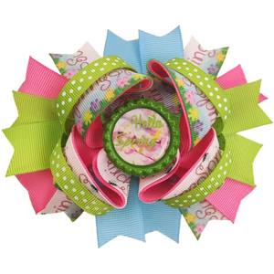 Venta al por Mayor de Lazos para el Cabello con Forma de Huevo de Pascua, Lazos Divertidos para el Cabello con Diseño de Conejito de Pascua para Niñas, Accesorios para el Cabello Infantiles - Product Image 2