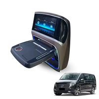 Table de divertissement pour sièges arrière Mercedes Vito Toyota Hiace MPV, écran tactile Android 12 1920x1080, kit intérieur