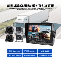 Système de caméra AHD pour véhicule de sécurité, surveillance de voiture et camion, kit moniteur de recul 7 pouces, DVR 1080P robuste
