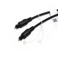 Câble audio numérique à fibre optique à livraison rapide OD4.0MM 1 cœur plaqué or MÂLE-MÂLE Toslink pour projecteur HDTV