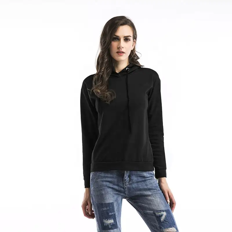 Womens Fleece One Side Zipper Long Sleeve Sweatshirt Solid Color Slim Cut Running Pullover Wholesale Half Zip Hoodie