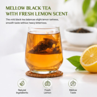 Sachets de thé noir glacé au citron et au miel, marque privée OEM, pour vente en gros, boisson estivale, sachet refermable