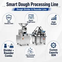 Máquina Automática de Bajo Costo para Dividir y Bolear Masa con Alta Hidratación para Panadería