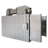 Four de revêtement en poudre à commande PLC en gros lot, personnalisable, chauffage électrique/diesel/gaz/GPL, four de séchage pour revêtement métallique