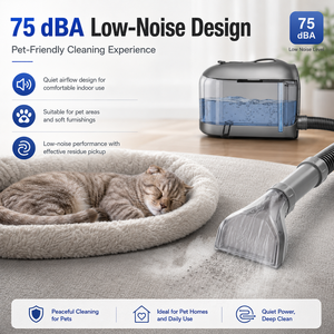 1200W Upholstery <b>Cleaner</b> Machine 13KPa Carpet <b>Cleaner</b> Hot Water Steam Spot <b>Cleaner</b> Sofa Cleaning Machine OEM Factory Supply - Product Image 5