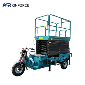 Plataforma Elevadora de Tijera de Bajo Mantenimiento, Elevador de Tijera Confiable para Mantenimiento <span class=keywords><strong>Exterior</strong></span> de Fábricas e Instalación de Alumbrado Público - Product Image 1