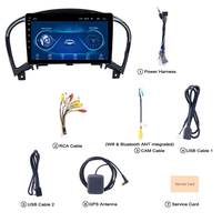 Autoradio Android 9 pouces avec GPS intégré, CarPlay sans fil, navigation pour Nissan Juke 2010-2014