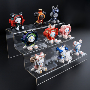 Acrylic hiển thị risers bước đứng 3 Tier Riser kệ cho đồ trang sức thực phẩm sưu tầm bán lẻ thiết lập truy cập bánh hiển thị tổ chức - Product Image 2