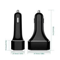 Xiaomi-chargeur professionnel CarHub 4 ports USB 48W, Qualcomm 3.0, rapide, pour voiture