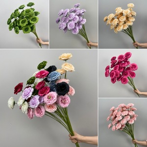 Simulación de Rosas de Burbuja para Decoración de Bodas, Flor de Seda Suave para Ventana, Arreglo Floral para Banquete de Boda - Product Image 1