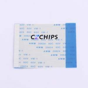 FFC-1.0-40P-50mm-B FFC Cable (Flexible Flat Cable) P=1mm Connector 40P 1mm 0.3mm Reverse - Product Image 1