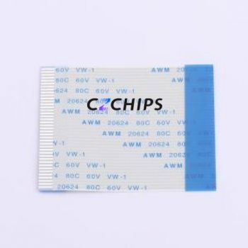 FFC-1.0-40P-50mm-B FFC Cable (Flexible Flat Cable) P=1mm Connector 40P 1mm 0.3mm Reverse