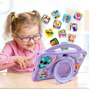 Tablette éducative pour enfants OEM 7 pouces, processeur quadricœur MT6737, RAM 4 Go, ROM 32 Go, Android 12, WIFI 5G, tablette PC pour enfants - Product Image 2