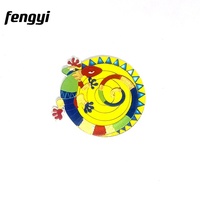 Benutzer definierte Lanza rote Teneriffa Spanien Eidechse Magnetic Souvenir Kühlschrank Magnet Lanza rote Kühlschrank Magnet