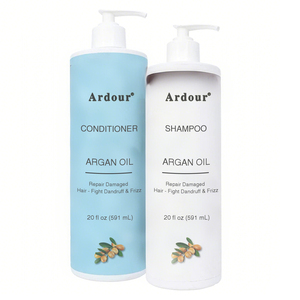 Pure Argan Oil Anti Dandruff Whitening <b>Coconut</b> Oil Hair Shampoo and <b>Conditioner</b> for Oily Hair - Product Image 1