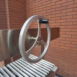 Parrilla de barbacoa de carbón de madera de 53 "Parrilla de acero inoxidable Asado Parrillas/ Gaucho /Santa María Argentina Parrilla argentina con cesta de Brasero - Product Image 5