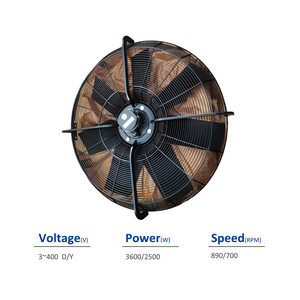พัดลม ZIEHL-ABEGG รุ่น FC091-SDS.7Q.V7 107146 ไฟฟ้า 50Hz ระบบระบายความร้อนอัตโนมัติ สำหรับคอนเดนเซอร์ ทนทานต่อการกัดกร่อนที่อุณหภูมิสูง ผลิตจากอลูมิเนียมอัลลอย - Product Image 2