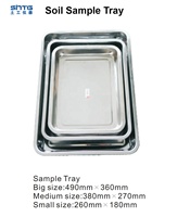 Boîte de prélèvement d'échantillons de sol en aluminium et acier inoxydable, récipient de prélèvement d'humidité pour échantillons de sol